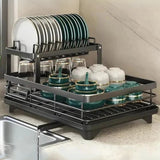 Talvyn | Modern Kitchen Dish Drying Rack with Drainage