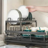 Talvyn | Modern Kitchen Dish Drying Rack with Drainage