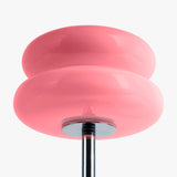 Lorraine | Chrome Macaron Table Lamp with Hand-Blown Glass Shade