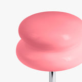 Lorraine | Chrome Macaron Table Lamp with Hand-Blown Glass Shade