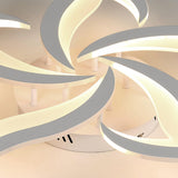 Lysellea | Contemporary Flower Ceiling Light with Integrated LED and Decorative Acrylic Design