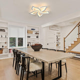 Lysellea | Contemporary Flower Ceiling Light with Integrated LED and Decorative Acrylic Design