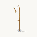 Seraya | Art Display Floor Light with Marble Base for Elegant Interior Lighting