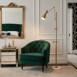 Seraya | Art Display Floor Light with Marble Base for Elegant Interior Lighting