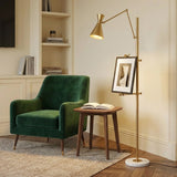 Seraya | Art Display Floor Light with Marble Base for Elegant Interior Lighting