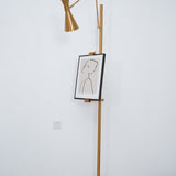 Seraya | Art Display Floor Light with Marble Base for Elegant Interior Lighting