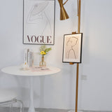 Seraya | Art Display Floor Light with Marble Base for Elegant Interior Lighting