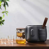 Sorielia | Portable Tea Set with Filtration Teapot and Travel Case