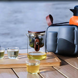 Sorielia | Portable Tea Set with Filtration Teapot and Travel Case