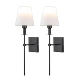 Elarisse | Wireless Rechargeable Wall Light with Remote Control and Modern Metal Design