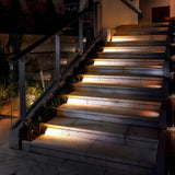 Sorea | Solar Step Light with Automatic Dusk Activation and IP65 Rating for Stairs, Deck and Pathway