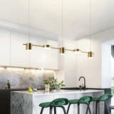 Arivelle | Modern Aluminium Multi-Head LED Pendant Light in Black or Gold