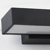 Klyro | Outdoor Linear Wall Light with Motion Sensor, IP65, Black Stainless Steel, LED