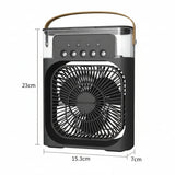 Portable Mini Humidifier Fan – 2-in-1 Desktop Air Cooler