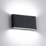 Rivo | Modern Round Aluminium Outdoor Wall Light in Black and White, 6W and 12W, IP65 Rated