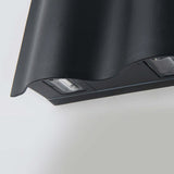 Tovex | Up Down Outdoor Wall Light, Wave Design, Die-Cast Aluminium, IP54 Rated