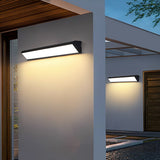 Sireya | Modern Outdoor LED Wall Light with Waterproof IP65 Linear Design for Garden & Patio Lighting