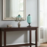 Averellea | Vintage Milk Glass Table Light with Bronze Base for Warm Ambient Lighting