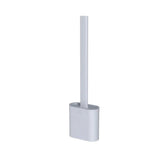 Ulric | Antibacterial Silicone Toilet Brush with Wall-Mounted Holder and Ventilated Base, Matte White