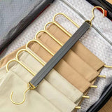 Lumo | Rotating Aluminium Trouser Hanger with 6 Retractable Arms for Wardrobe and Dressing Room
