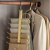 Lumo | Rotating Aluminium Trouser Hanger with 6 Retractable Arms for Wardrobe and Dressing Room