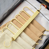 Lumo | Rotating Aluminium Trouser Hanger with 6 Retractable Arms for Wardrobe and Dressing Room