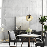Nivara | Handblown Glass Pendant Light with Soft Ambient Glow for Dining & Living Spaces