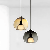 Nivara | Handblown Glass Pendant Light with Soft Ambient Glow for Dining & Living Spaces