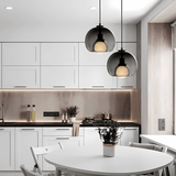 Nivara | Handblown Glass Pendant Light with Soft Ambient Glow for Dining & Living Spaces