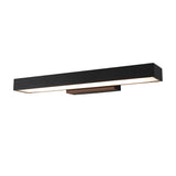 Klyro | Outdoor Linear Wall Light with Motion Sensor, IP65, Black Stainless Steel, LED