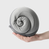 Kero | Memory Foam Travel Pillow with Magnetic Closure and Washable Cover for Travel and Reading