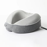 Kero | Memory Foam Travel Pillow with Magnetic Closure and Washable Cover for Travel and Reading