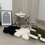 Kenu | Puzzle Shaped Fleece Cushion with PP Cotton Filling for Living Room and Bedroom Decor