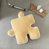 Kenu | Puzzle Shaped Fleece Cushion with PP Cotton Filling for Living Room and Bedroom Decor