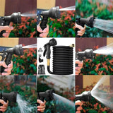 Fari | Expandable Garden Hose with 8-Mode Spray Nozzle, Tangle-Free and Kink-Resistant Design