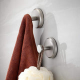Sorin | Suction Cup Hook in ABS with No-Drill PVC Disc for Bathroom, Kitchen and Entryway Use