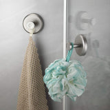 Sorin | Suction Cup Hook in ABS with No-Drill PVC Disc for Bathroom, Kitchen and Entryway Use