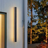 Avenira | Black Outdoor LED Wall Light IP65 for Garden, Corridor and Exterior Walls