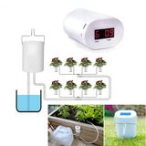 Elvaris | Automatic Plant Watering Pump with LCD Timer and USB Rechargeable Battery for 2 to 8 Pots