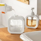Morak | Minimalist Matte ABS Liquid Soap Dispenser with Easy-Fill Screw Cap for Bathroom and Kitchen Sink
