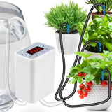 Elvaris | Automatic Plant Watering Pump with LCD Timer and USB Rechargeable Battery for 2 to 8 Pots