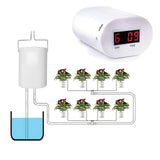 Elvaris | Automatic Plant Watering Pump with LCD Timer and USB Rechargeable Battery for 2 to 8 Pots