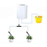 Elvaris | Automatic Plant Watering Pump with LCD Timer and USB Rechargeable Battery for 2 to 8 Pots
