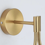 Norvella | Frosted Glass Wall Light with Teardrop Shape for Warm Interior Lighting