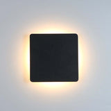 Tarev | Minimalist Round and Square Outdoor LED Wall Light with IP65 Waterproof Rating in Black or White