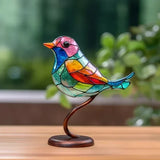 Talina | Elegant Glass Bird Sculpture for Contemporary Decor