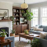 Sirela | Vintage Pumpkin Glass Pendant Light with Coloured Shades for Dining Rooms & Kitchens