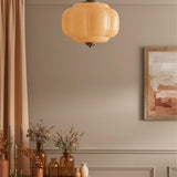 Sirela | Vintage Pumpkin Glass Pendant Light with Coloured Shades for Dining Rooms & Kitchens