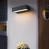 Zeroxen | Outdoor Linear Wall Light, IP65 Waterproof, Black Aluminium, Hardwired LED
