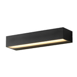 Zeroxen | Outdoor Linear Wall Light, IP65 Waterproof, Black Aluminium, Hardwired LED